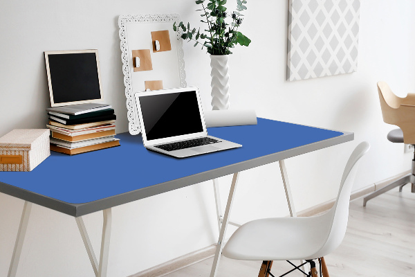 Desk pad dark azure