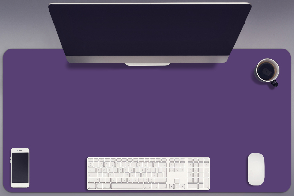 Large desk mat for children Purple