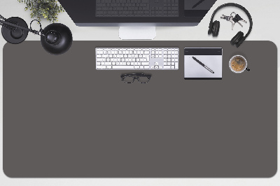 Large desk pad PVC protector Dark grey