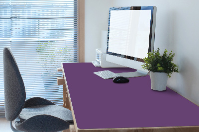 Large desk mat table protector Dark violet