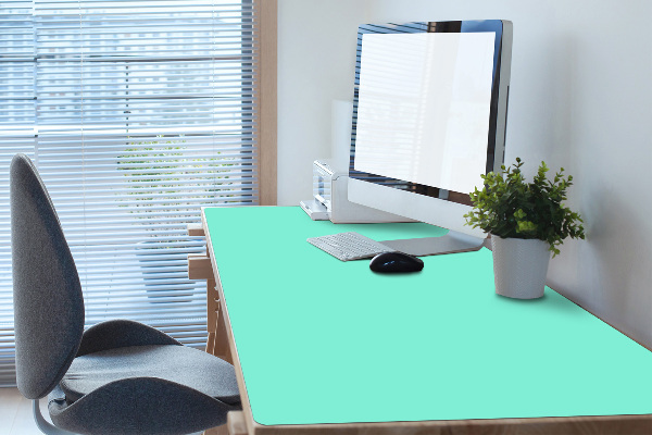 Large desk mat for children Mint