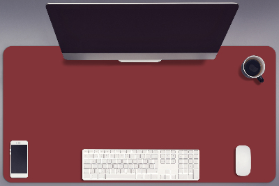 Desk mat purple red