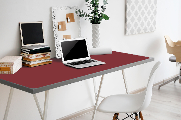 Desk mat purple red