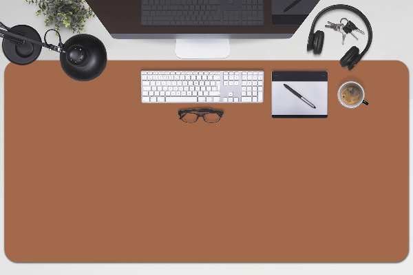 Large desk mat for children Copper