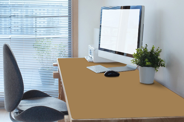 Large desk mat for children Golden