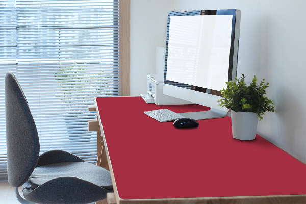 Large desk mat for children Burgundy