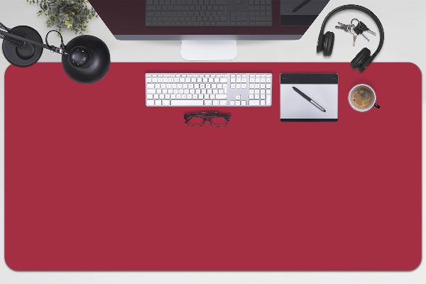 Large desk mat for children Burgundy