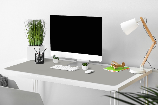 Full desk mat indirect gray