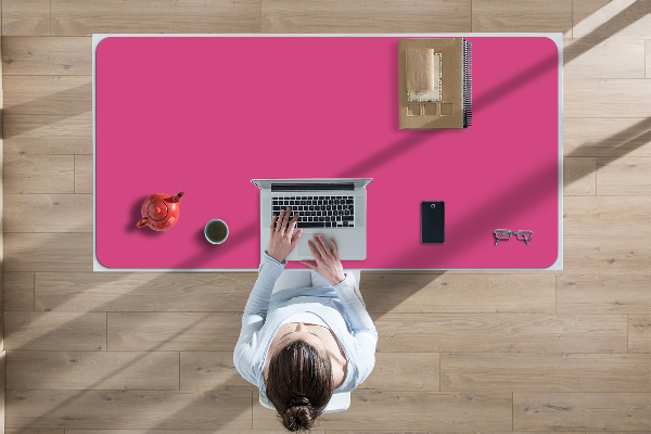 Large desk mat for children Pink