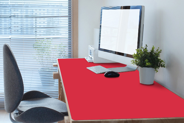 Large desk mat for children Red
