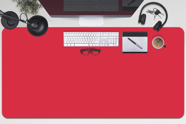Large desk mat for children Red