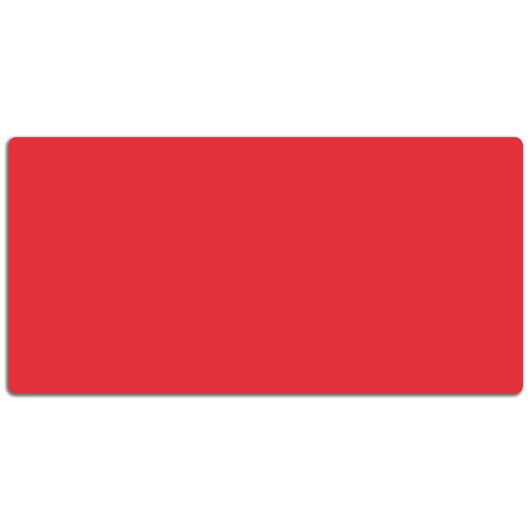 Full desk mat bright red