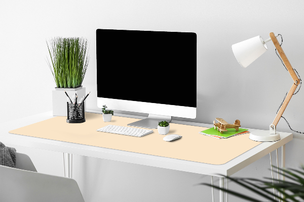 Large desk mat for children Beige