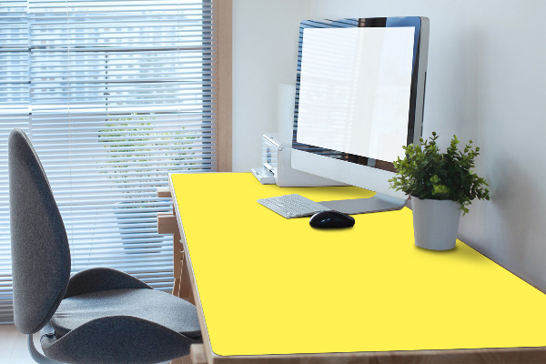 Large desk mat for children Lemon