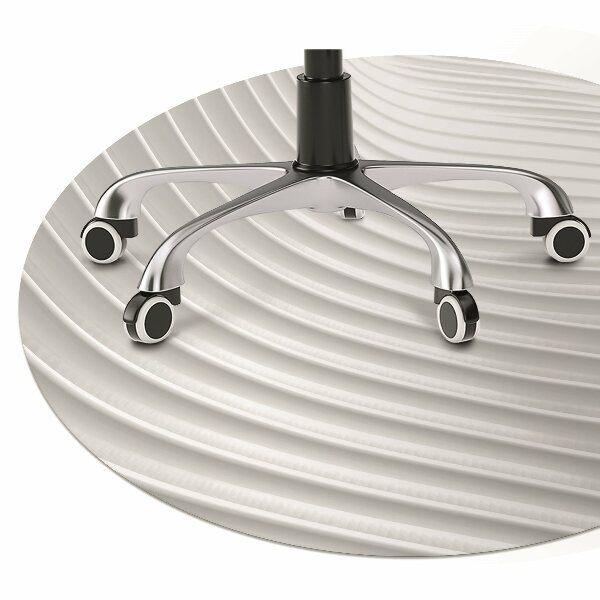 Office chair mat white gouging