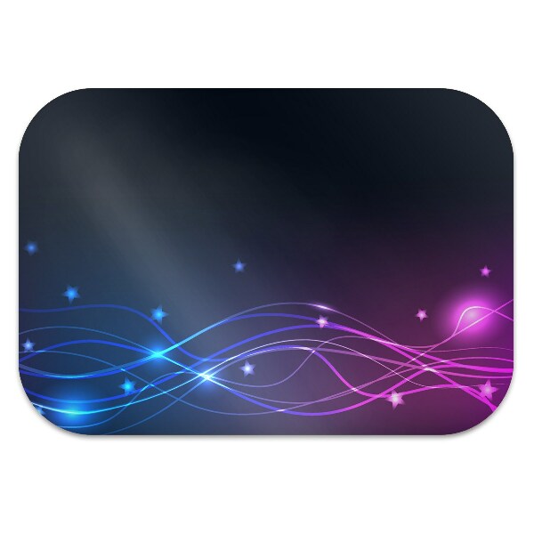 Office chair mat Abstraction space