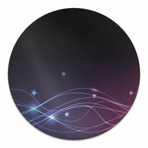 Office chair mat Abstraction space