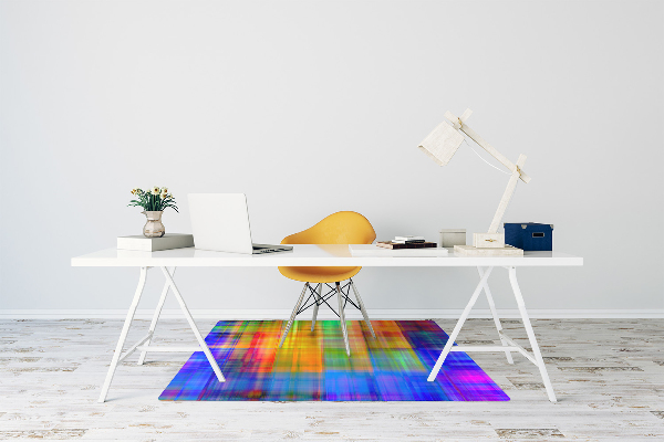 Office chair floor protector color grille