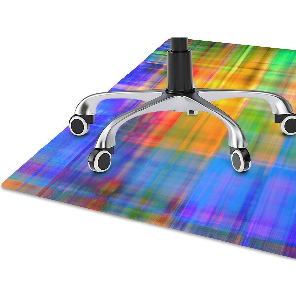 Office chair floor protector color grille