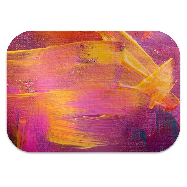 Chair mat floor panels protector The paint on canvas