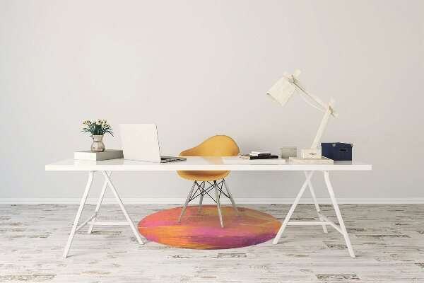 Chair mat floor panels protector The paint on canvas
