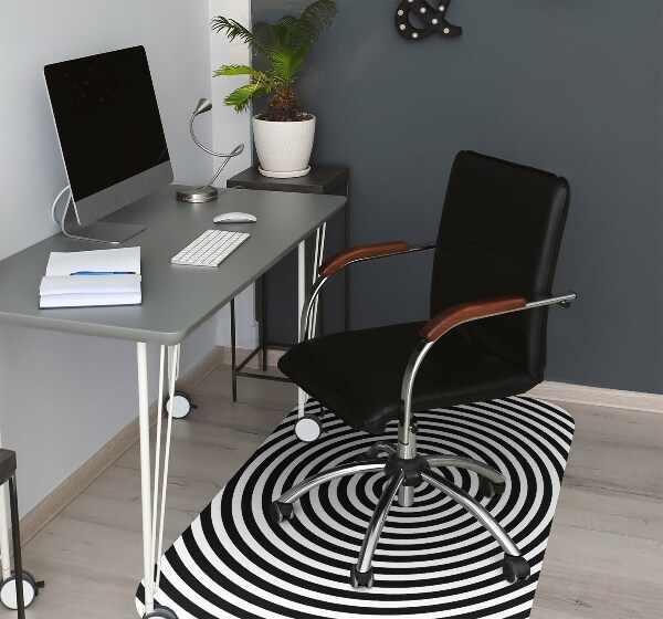 Office chair mat Spiral