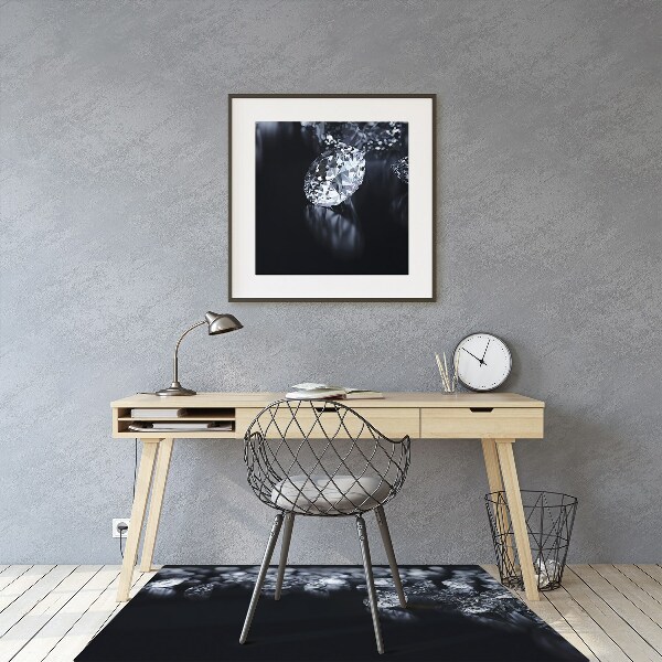 Office chair mat diamonds