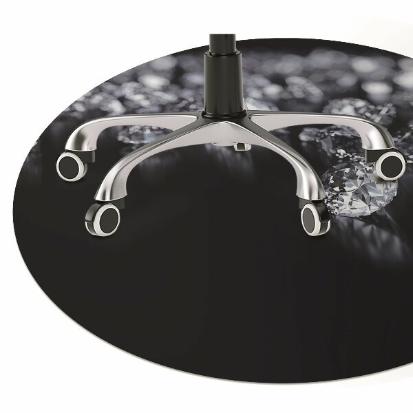 Office chair mat diamonds