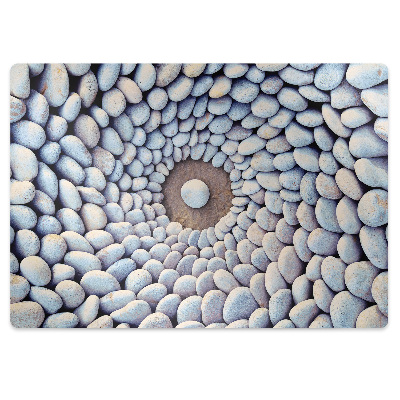 Desk chair mat The circle of stones