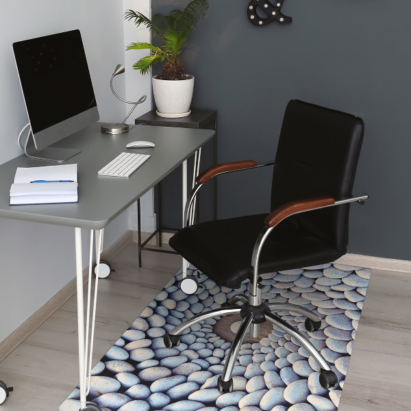 Desk chair mat The circle of stones