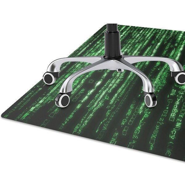 Desk chair mat green signs