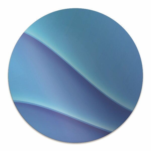 Computer chair mat Abstraction blue
