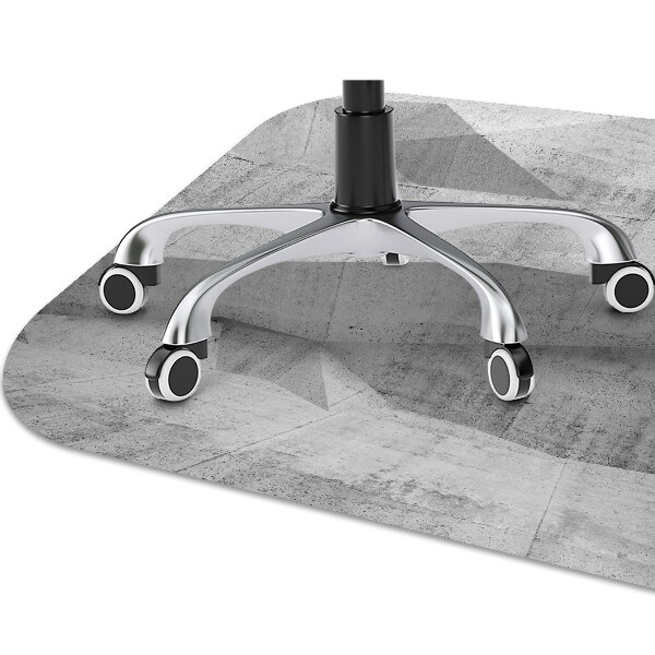 Chair mat floor panels protector Abstraction concrete