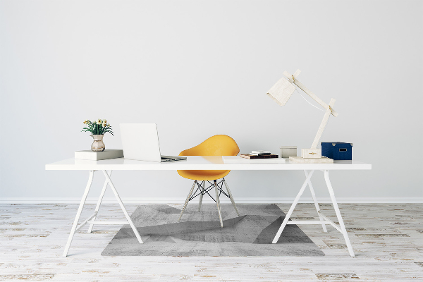 Chair mat floor panels protector Abstraction concrete