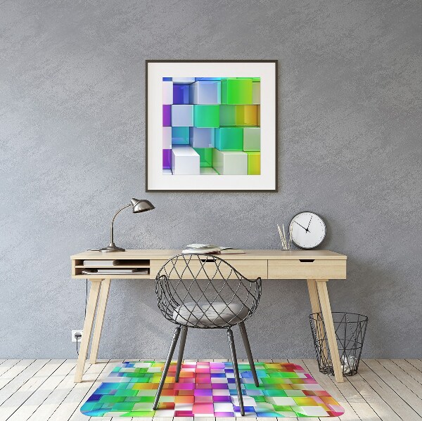 Chair mat Abstraction color