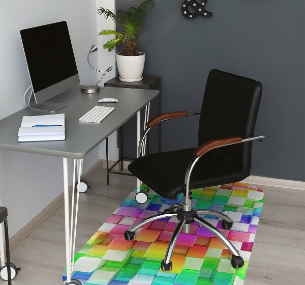 Chair mat Abstraction color