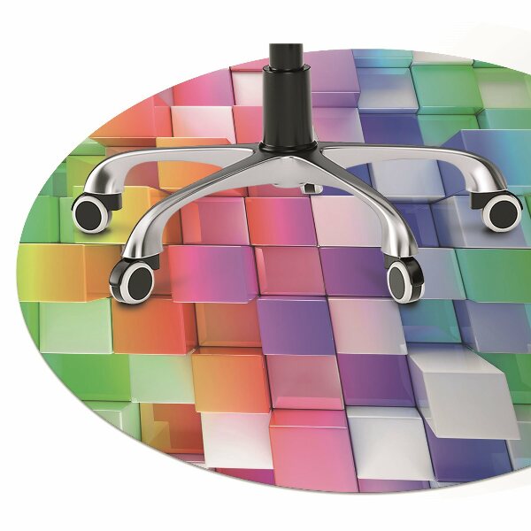 Chair mat Abstraction color