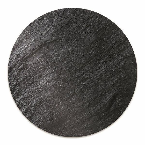 Desk chair mat black marble