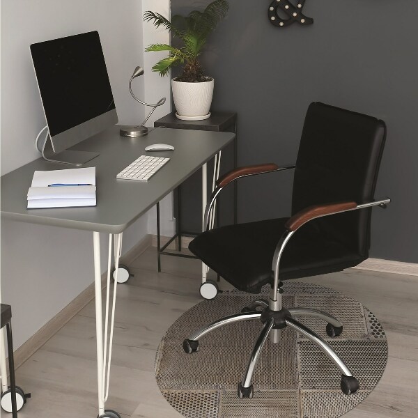 Chair mat floor panels protector The metal floor