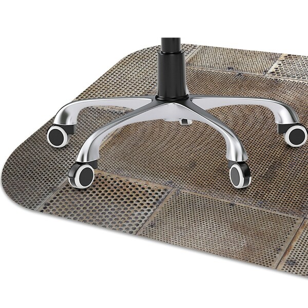 Chair mat floor panels protector The metal floor
