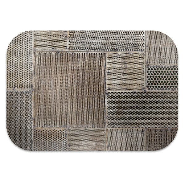 Chair mat floor panels protector The metal floor