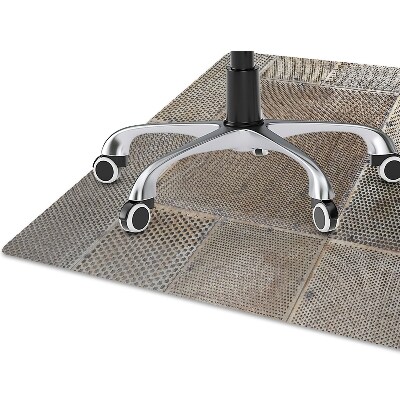 Chair mat floor panels protector The metal floor