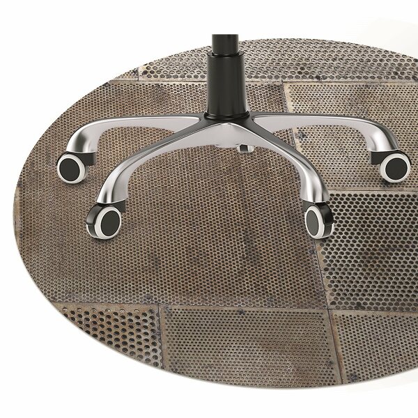 Chair mat floor panels protector The metal floor