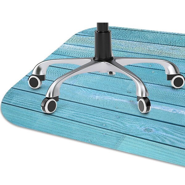 Office chair floor protector blue boards