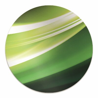 Office chair floor protector Abstraction green