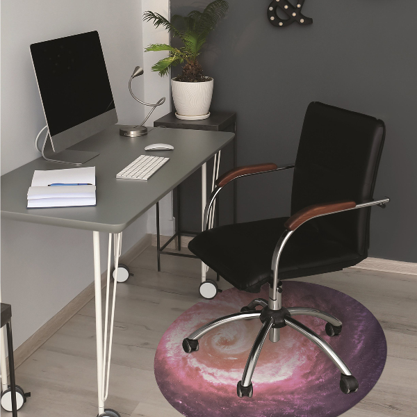 Desk chair mat Space vortex