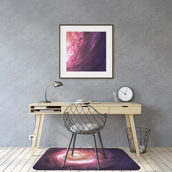 Desk chair mat Space vortex