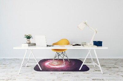 Desk chair mat Space vortex