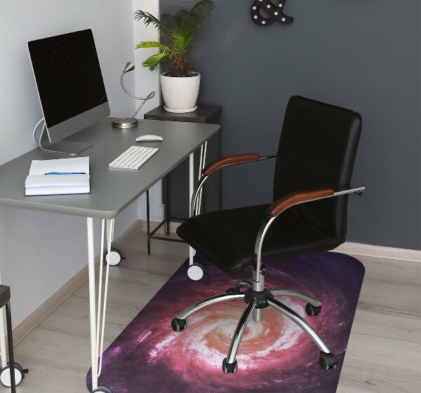 Desk chair mat Space vortex