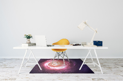 Desk chair mat Space vortex